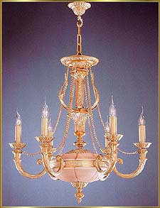 Alabaster Chandeliers Model: RL 369-70